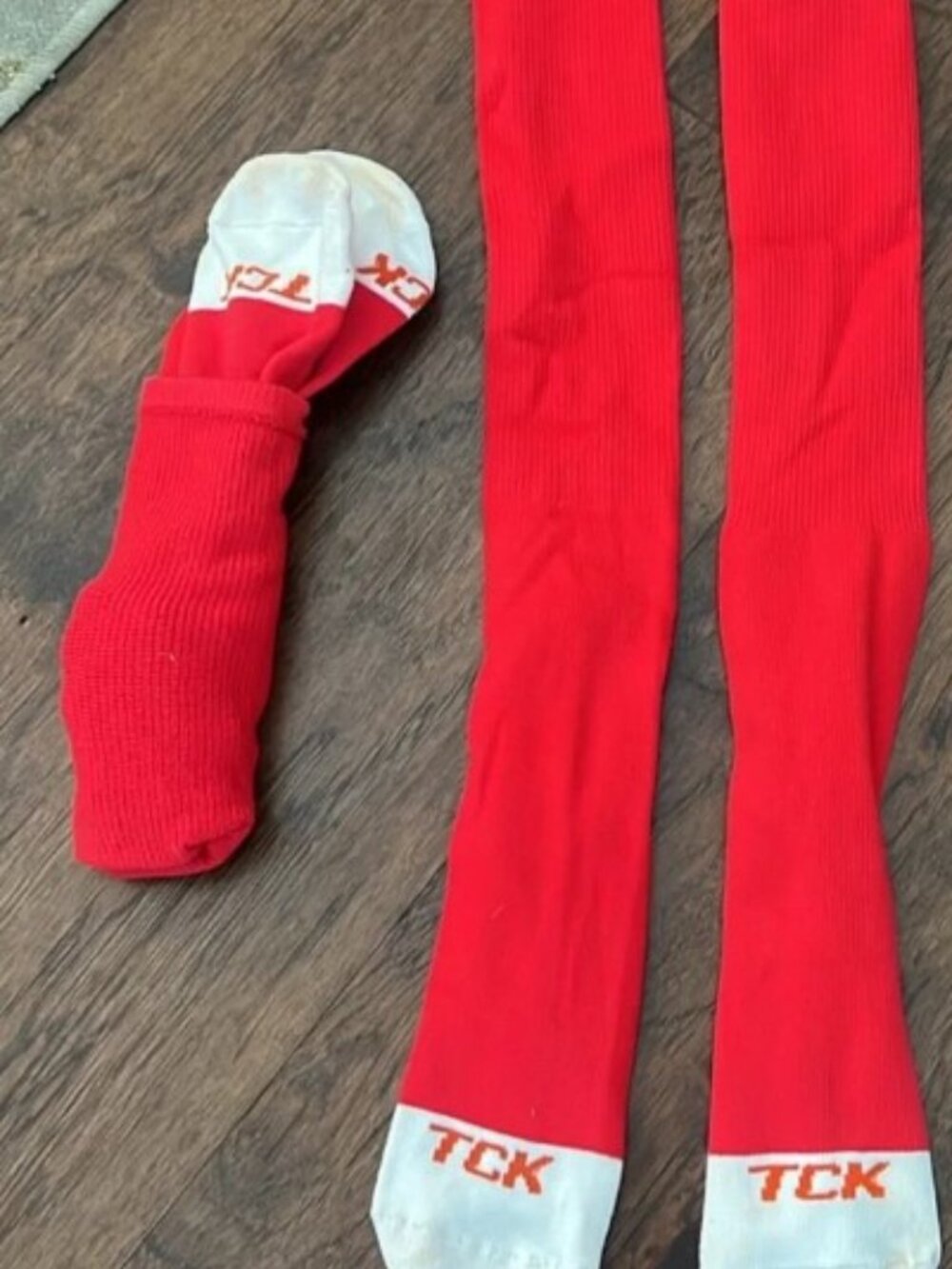 TCK Men's Athletic Socks - Red